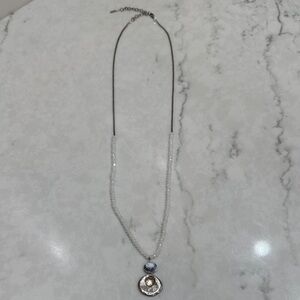 Elegant Silver Necklace with Pendant Chan Luu